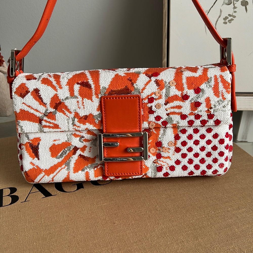 FENDI sequin baguette bag - Picture 1 of 9
